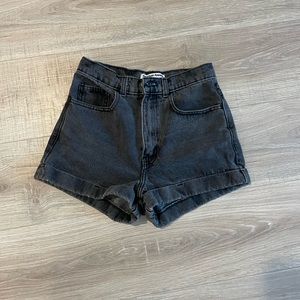 American Apparel High Waisted Denim Shorts size 26